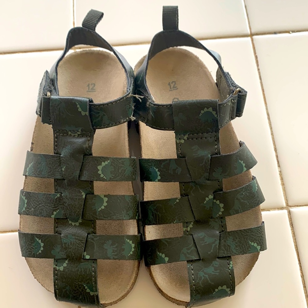Old Navy Dinosaur print sandals